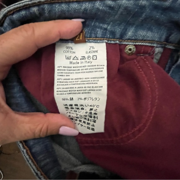 Notify Straight Leg Premium Designer Tailored Denim Blue Jeans SZ 27 - Picture 11 of 11